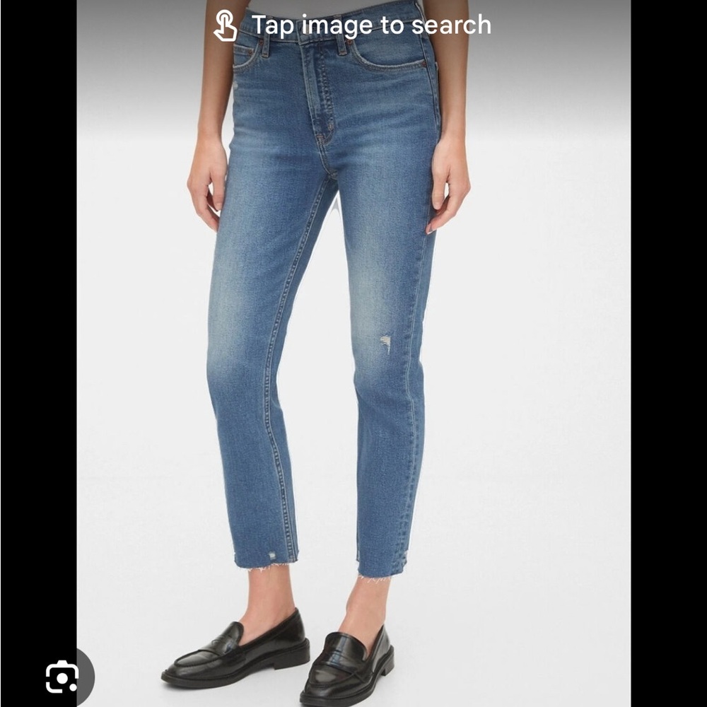 Gap cigarette high rise skinny jeans